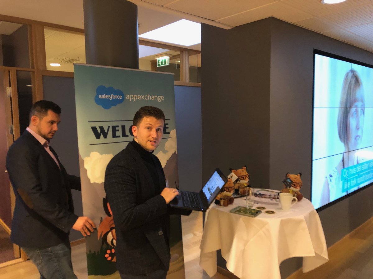 crhemingway's tweet photo. Joining ⁦@appexchange⁩ partner ⁦@QBSalespulse⁩ at the ⁦@TechNordicAdv⁩ #Fintech #Oslo event today - exciting to see so many great people here https://t.co/0bBPT4zR54