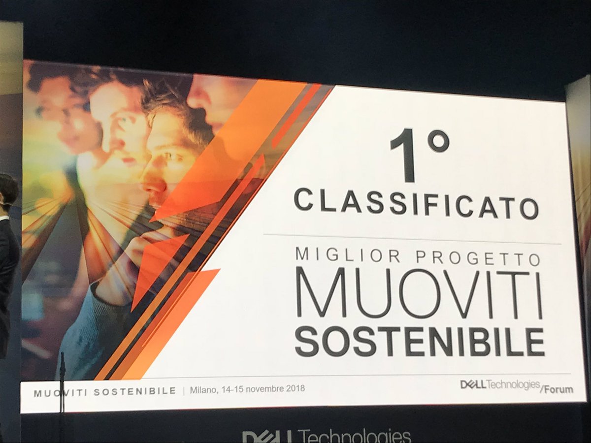 albastianon's tweet photo. #DellTechForum18hackathon sul palco il team vincitore del contest #DellTechForum Milano https://t.co/gZvDGwV3jn