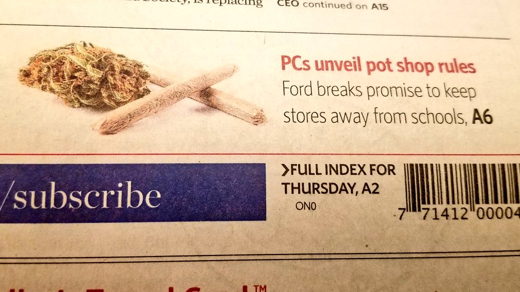 BaysideBadger's tweet photo. Hey, the whole selling cannibis to highschoolers seemed to turn out alright for #DearPremier, so what's one more broken promise when it's #ForThePeople? https://t.co/2fbRtrLNHS