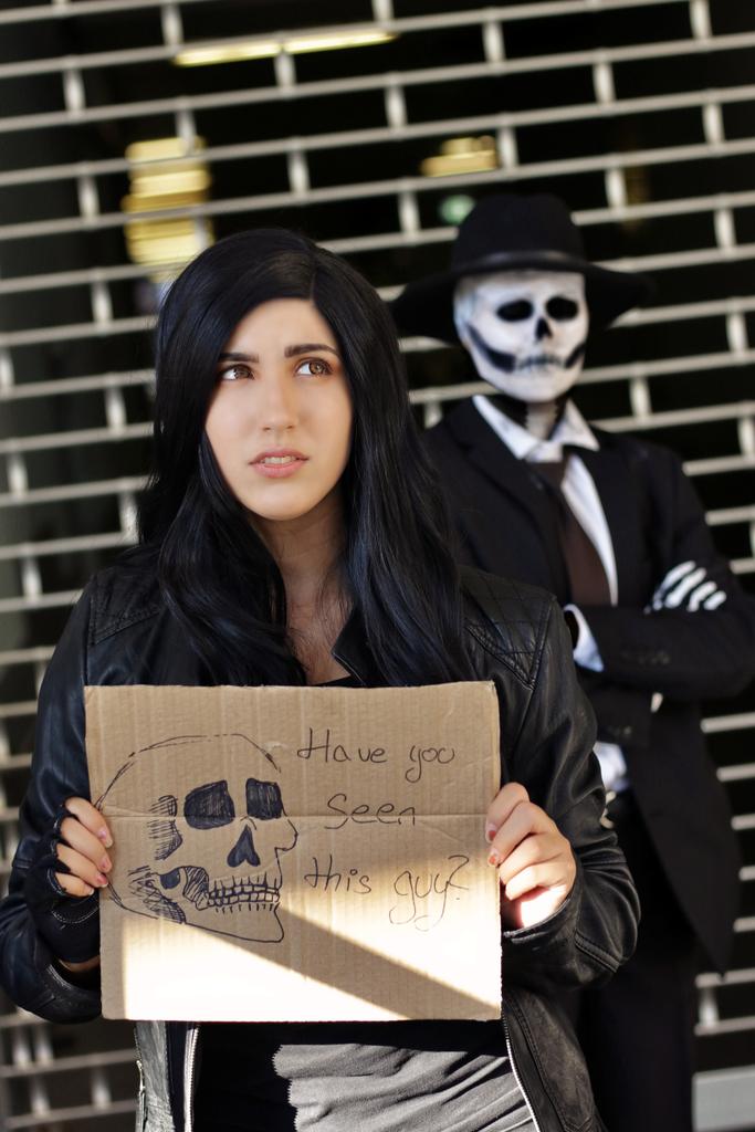 herondalecurse's tweet photo. " big scary skeleton man and his friend sad girl with stick "

Thank you @CaptnConfusion for being my Skulduggery that day. This made me so happy!
Picture by _Tyker_ (IG) 
#Skulduggerypleasant #cosplay #fbm #Valkyriecain #Skulduggerypleasantcosplay #Valkyriecaincosplay https://t.co/fBiac7laKi