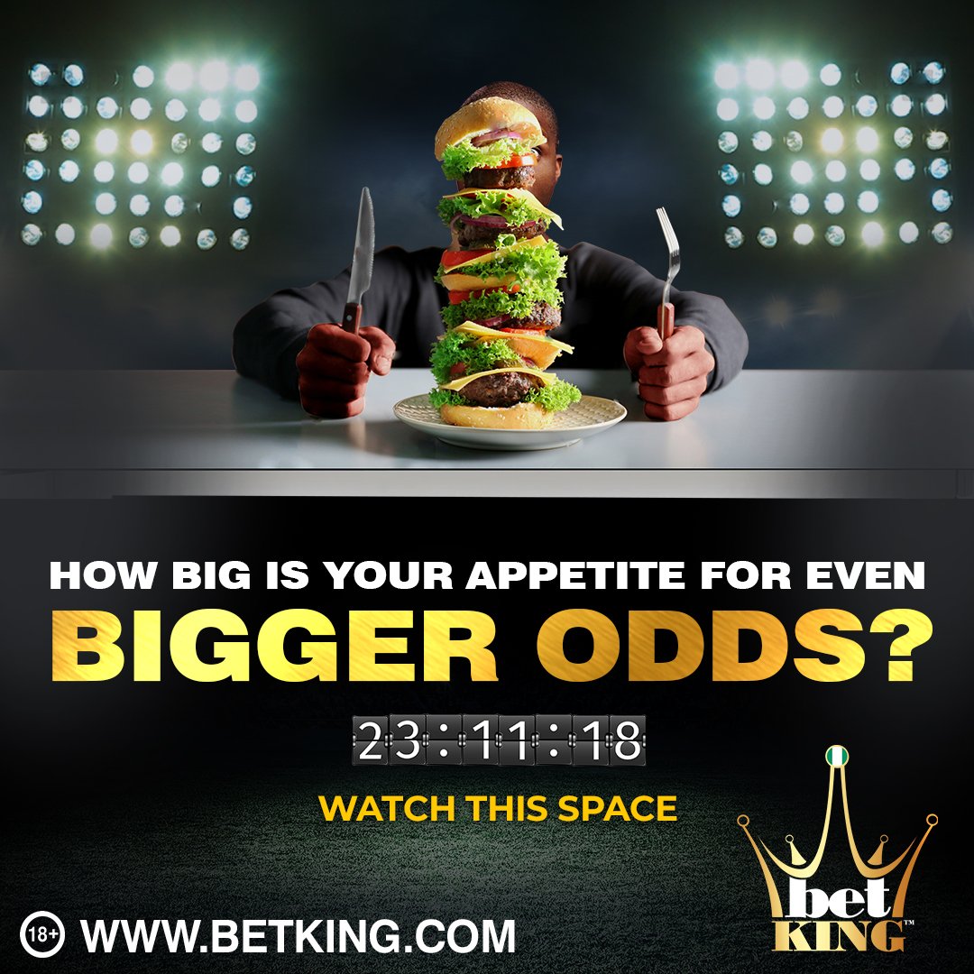 BetKingNG's tweet photo. Do you have an appetite for a bigger odd?
Which market option should receive an odd boost?
Comments below👇
#PlaygroundForKings #FridaytoRemember https://t.co/k86BQ2E4N6