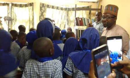 Librarygovng's tweet photo. Students of Tovicas Global Academy, Dakwa, FCT on Excursion to our FCT Branch, Area 2 Garki Abuja on Wednesday 14th November, 2018.
#ReadershipPromotion #Reading #NationalLibraryNG https://t.co/qB0ofzRpTp