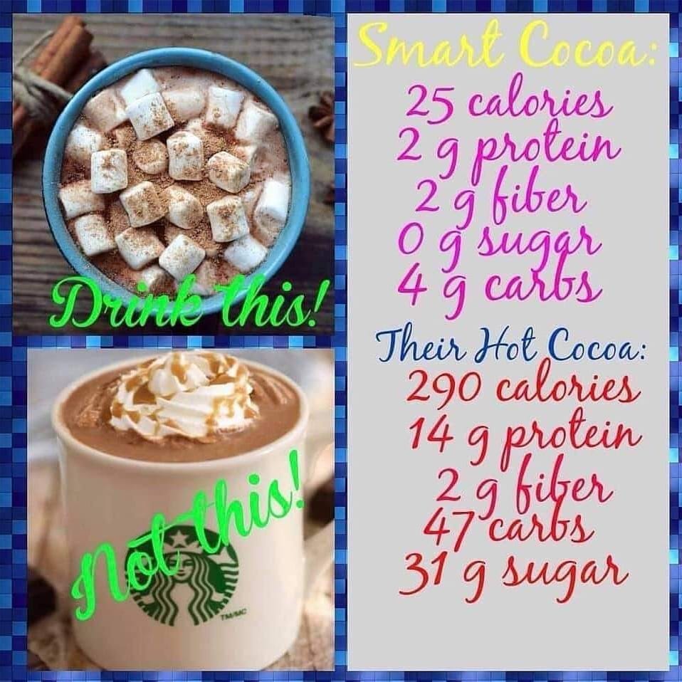 koolkim9002's tweet image. OMG I know Hot Chocolate is an indulgence but seriously?? 290 calories in a Starbucks?!
Who loves Hot Chocolate and would love to drink it daily without feeling so damn guilty??
If that's you then comment below and I can show you a #GuiltFree version of indulgence.
#SmartCocoa