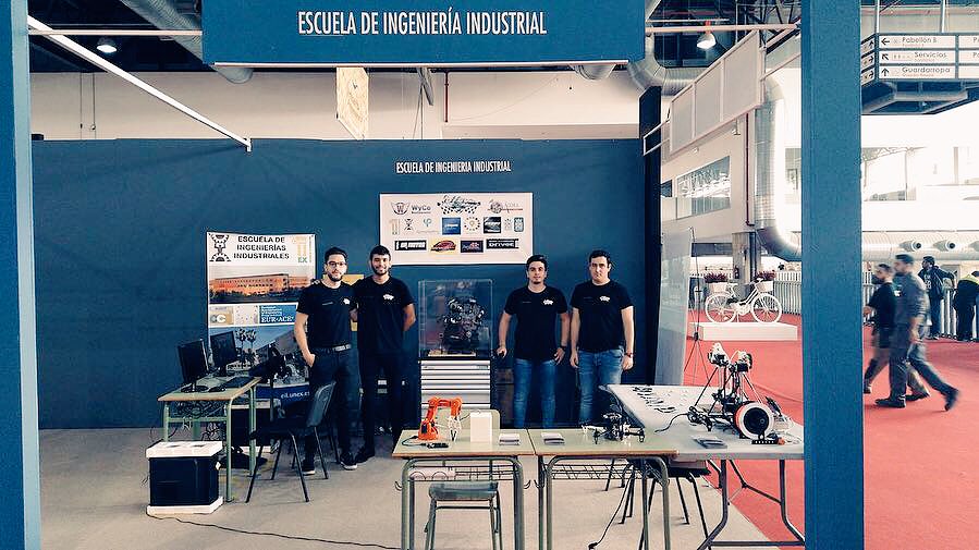 UNEXmotorsport's tweet image. ¡Estamos esperándote! Ven a @feriabadajozifeba a echar un rato con nosotros. Te encantará saber más sobre nuestro proyecto #formulastudent @officialfsspain 

Our team in IFEBA for show our proyect! #formulastudentspain 

¡Gracias a los sponsor!
@eii_uex @infouex