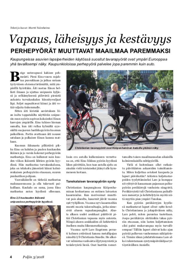 tulenheimo's tweet photo. Pyöräily sallittu! #Poljin-lehden erikoisnumero käsittelee lasten ja perheiden pyöräilyn edistämistä.
https://t.co/UeXJalDTnn #pyöräileväperhe https://t.co/LWdnX9icP1