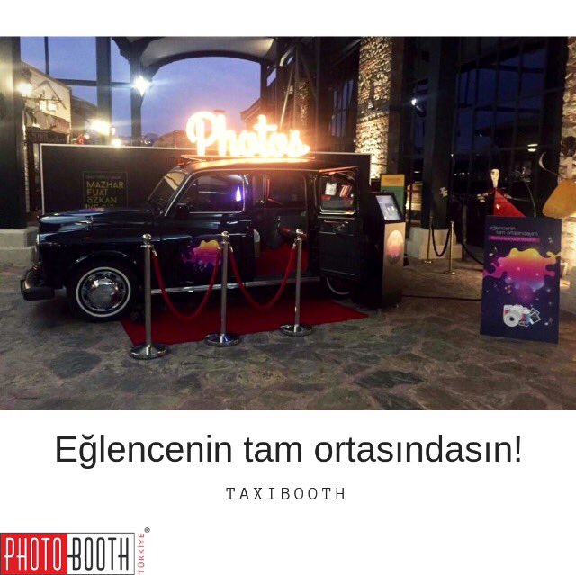 PhotoboothTR's tweet photo. Taxibooth ile eğlencenin tam da ortasındasın! 📸 @divandayiz @RahmiMKocMuseum #photobooth #atasarprodüksiyon #mirrorbotth #atasar #lansman #funnymoments #wedding #photography #aktivite #bifotografcekilebilirmiyiz #wallbooth #parti #brand https://t.co/AzTa3QEmRn