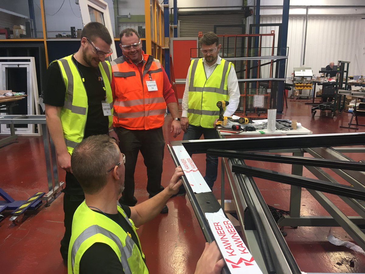 These pictures show KAT receiving a full days' training in manufacturing the Super-Sized Aluminium Sliding Door at Kawneer. Download our brochure to find out more.
ow.ly/rLHv30mCSPN