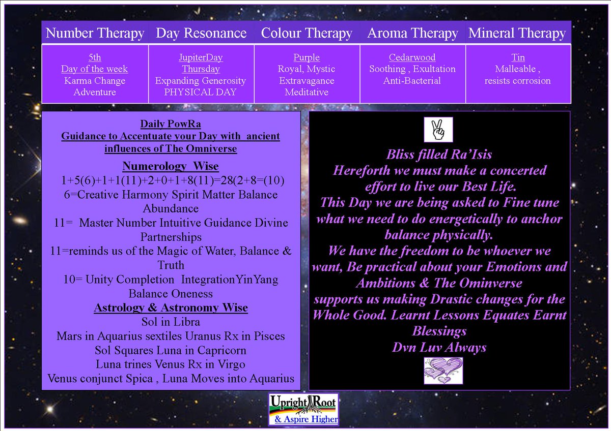 RaReKaBaMystics's tweet photo. #Bliss filledRa'Isis #Happy #Jupiter Day #ChangeIsHere #GoldenAquariusAge #DailyGuidance #dailygratitude #AncientWisdom #True #Sidereal #Astrology #UniverseToday #energyneverdies #ThursdayThoughts #ThursdayMotivation  #ThursdayMorningAction #spirituality #tbt #HappyNewYou #Magick https://t.co/xDOfHxuVXT