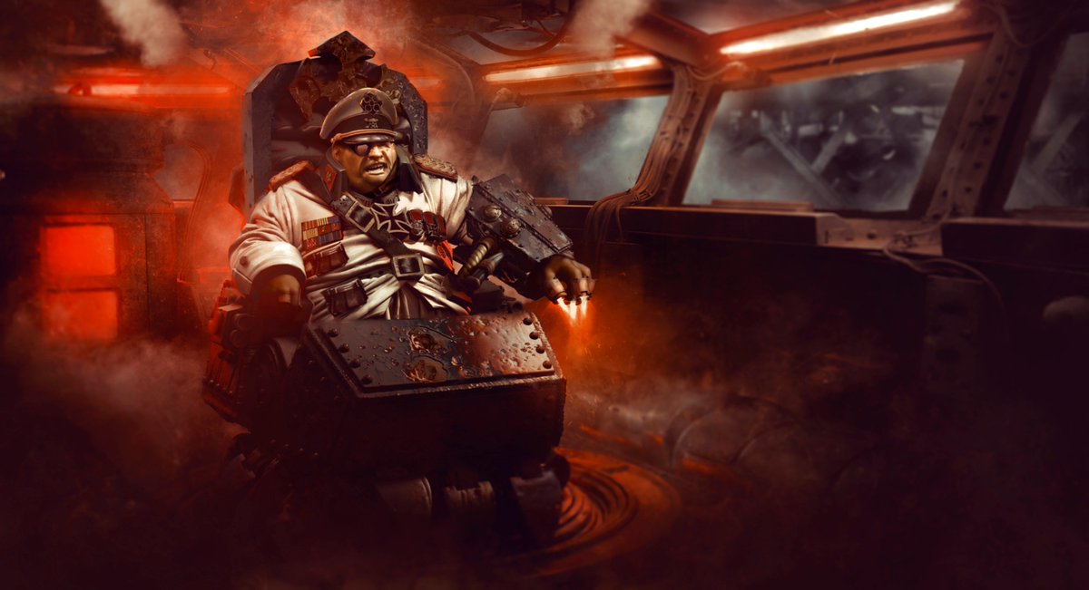 MythicGamesMG's tweet photo. General Wolff, Vrilmeister, all-around evil guy and creator of mechanized monstrosities is coming to Kickstarter on November 20th in Reichbusters: Projekt Vril! #miniatures #boardgames #weirdwarII https://t.co/RPd7rx5QGY