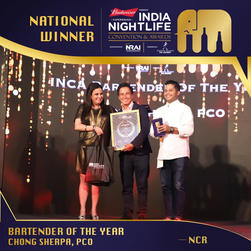 Bartending is a highly competitive service but the flair of innovation is what separates the great from the good. Congratulations to the national winner Chong Sherpa, PCO on winning the INCA for Bartender Of The Year at #INCA2018