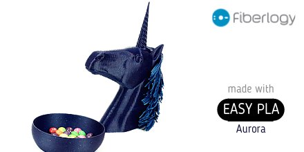 Fiberlogy_3D's tweet photo. One of our favorite colors - #Aurora. A unicorn printed with #fiberlogy #EASY_PLA. #filament #3dmodeling #3dprint #3dprinted #3d https://t.co/yasPwVa1jd
