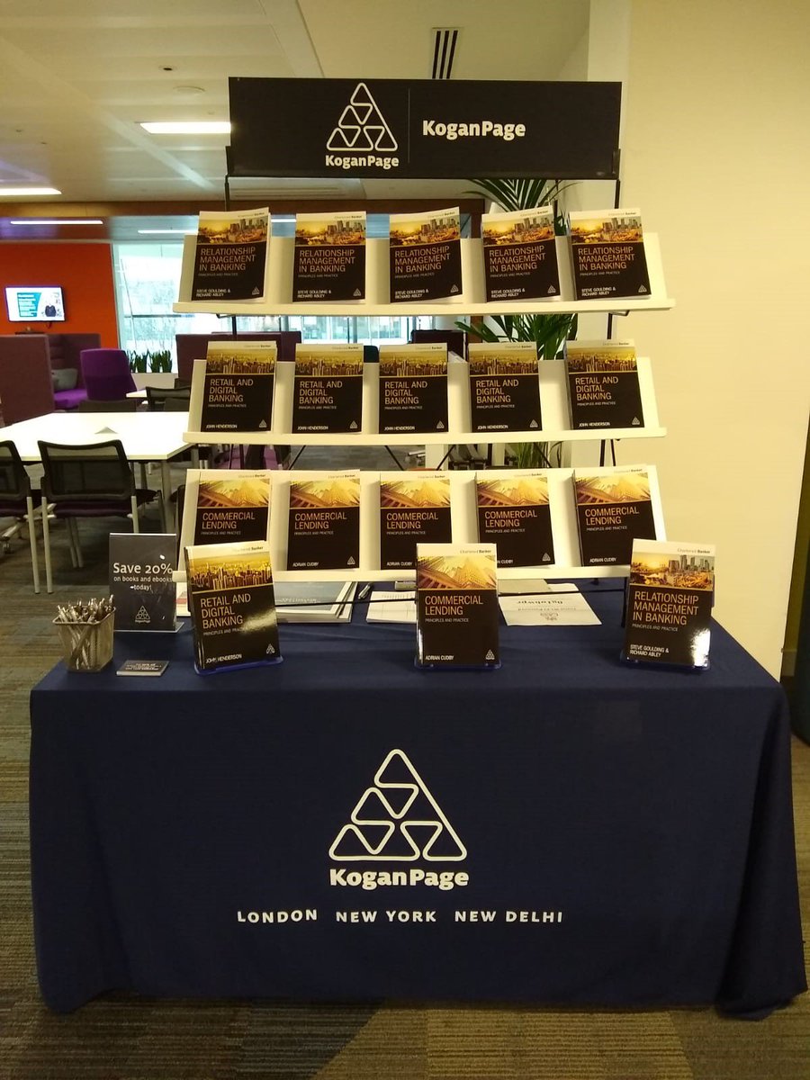 We're at the #PBEConference showcasing the new <a href="/charteredbanker/">Chartered Banker</a> titles carefully developed to support those of you working towards your Chartered Banker certifications bit.ly/2RTDVTi