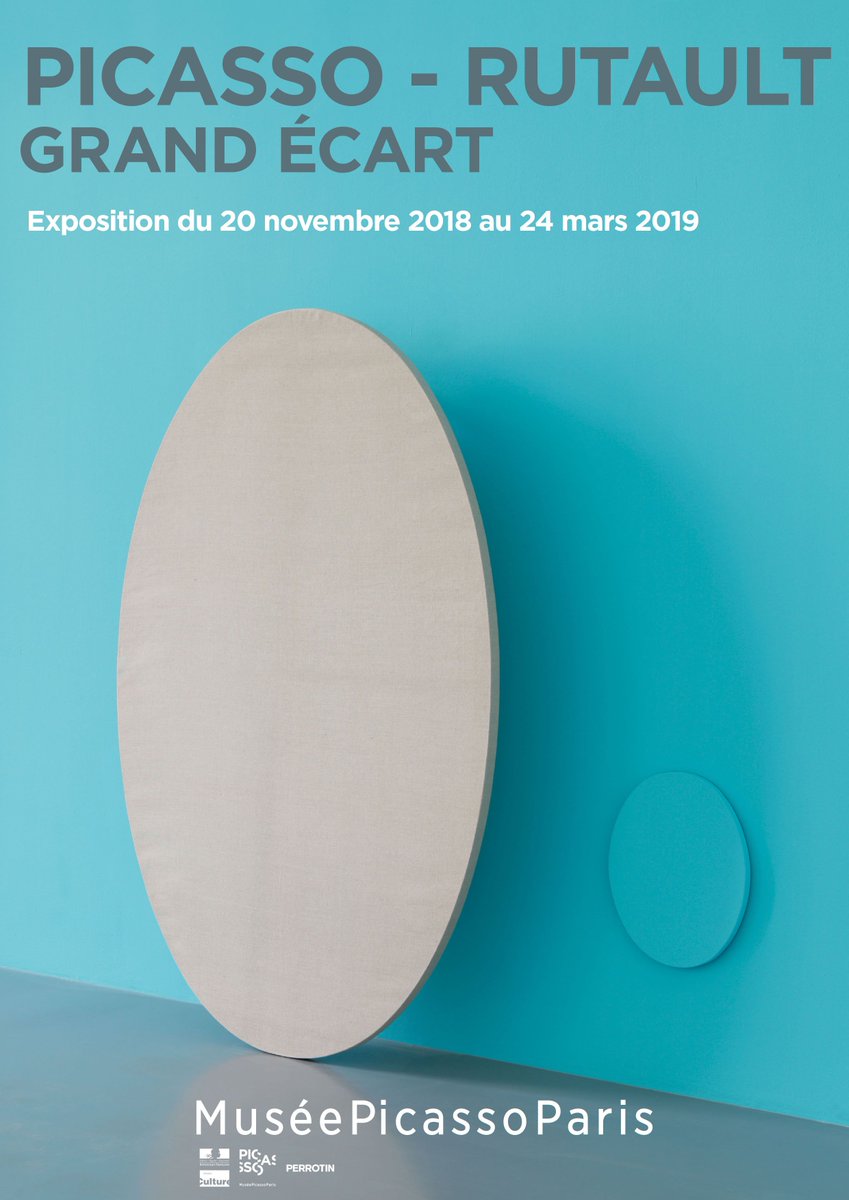 Notre nouvelle #exposition "#Picasso-Rutault. Grand Écart" débute le 20 novembre ! Grâce aux prêts de la <a href="/galerieperrotin/">Perrotin</a> , nous vous proposerons un dialogue entre les 2 artistes. 

➡️ Pour en savoir plus : bit.ly/2FjfTzs

 #ClaudeRutault
