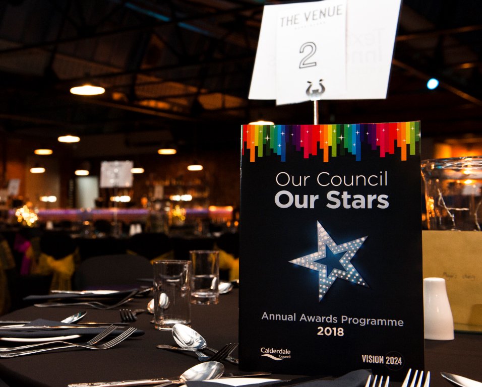 Calderdale's tweet photo. Last week we celebrated the achievements of staff, volunteers and partners at our #OurStars2018 event. It was a wonderful evening with some inspiring stories. A massive thanks to all our sponsors for helping to make it happen. https://t.co/hAjqBGp3uz https://t.co/PZVMDMRr45