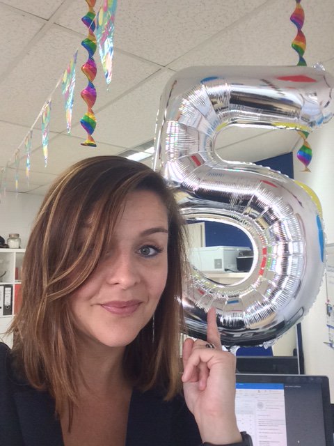 Gefeliciteerd Simone met 5 jaar Stol Inspection  Systems B.V.!