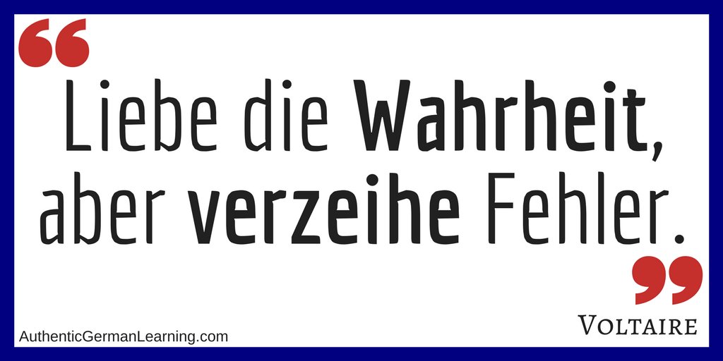 AuthGerLearning's tweet photo. Voltaire sagte: "Liebe die Wahrheit, aber verzeihe Fehler."
Aristoteles meinte: "Die Frömmigkeit verlangt von uns, die Wahrheit über unseren Freunden zu ehren.*

Also nur wenn jemand seine Fehler nicht einsieht dann gibt es ein Problem. Was denkst du?

#GermanQuote #Zitat https://t.co/l9CYaOXBQC