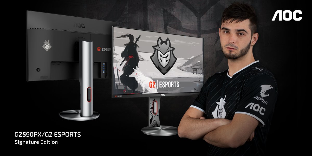 AGON by AOC (@agonbyaoc) on Twitter photo We are proud to present to you the next step in our cooperation with <a href="/G2esports/">G2 Esports</a> – the G2590PX/G2 Esports Signature Edition.
Find out more here: eu.aoc.com/en/gaming/prod… We are proud to present to you the next step in our cooperation with <a href="/G2esports/">G2 Esports</a> – the G2590PX/G2 Esports Signature Edition.
Find out more here: eu.aoc.com/en/gaming/prod…
