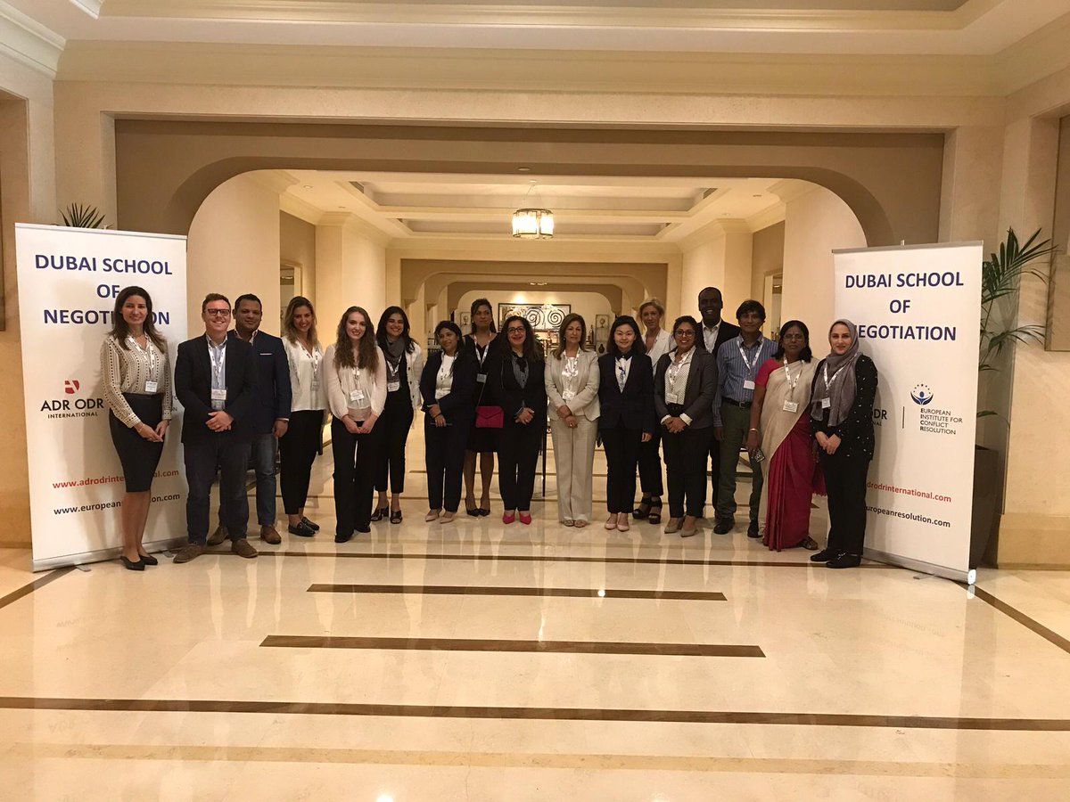 adrodrint's tweet photo. What an amazing week. Last week 14 delegates from 10 cities around the world completed the Executive Negotiation and Conflict Management Skills Course in the beautiful city of Dubai. Everyone involved enjoyed top training, delicious food and fantastic surroundings! https://t.co/hMlE5rW6LX