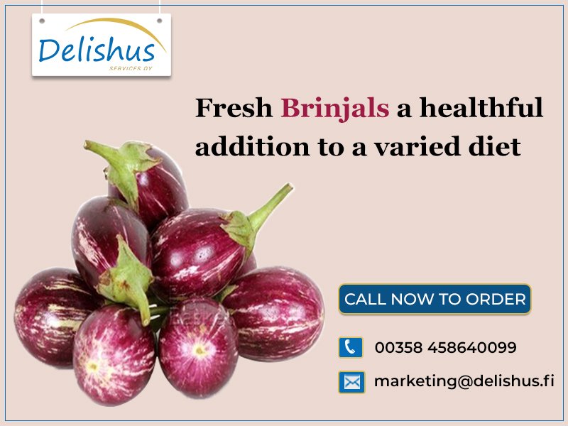 delishus2018's tweet photo. Fresh and best quality brinjals are available at our store. To shop, visit delishus store now or call us to order now! #brinjals #fresh #freshvegetables #delishus #finland https://t.co/IMFt2FWSUJ