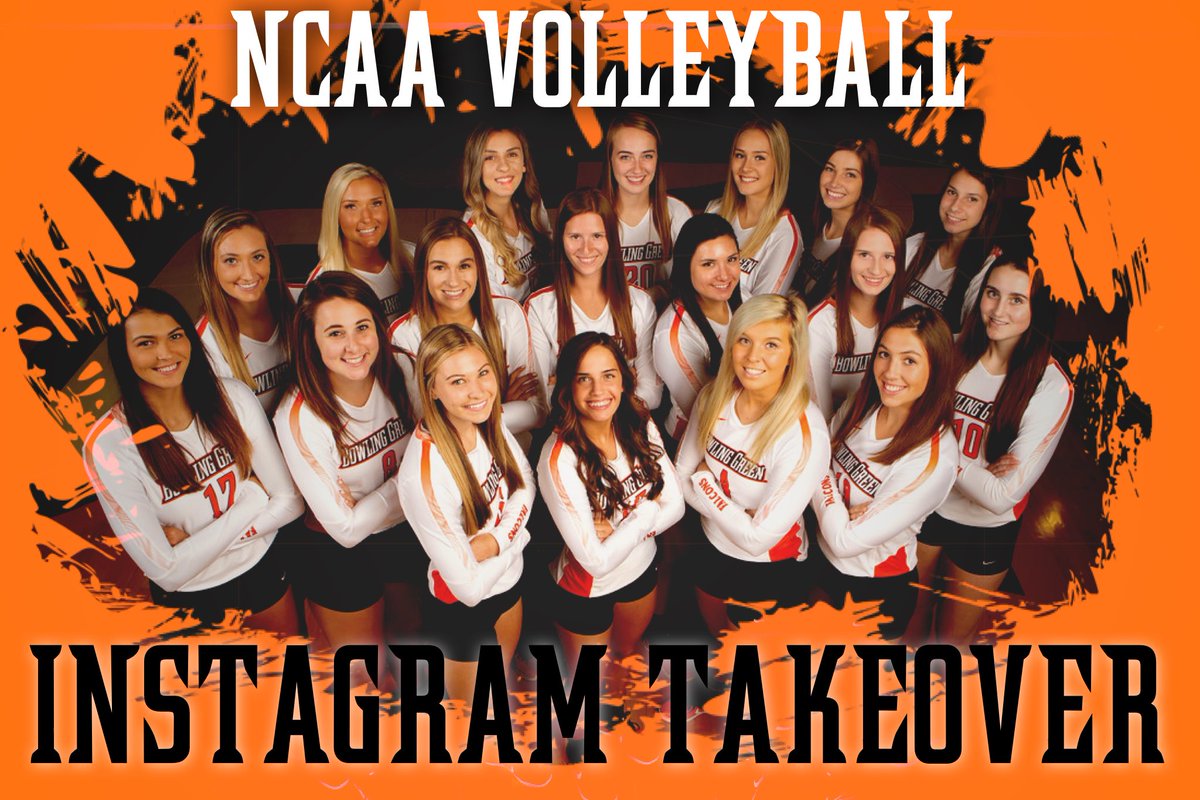 BGSUVolleyball's tweet photo. Be sure to follow along today as we takeover the @ncaavolleyball Instagram!! Keep an eye out for clips from a day in the life of a BGVB Falcon! #AyZiggy #GoFacons #BGVB18 https://t.co/4U506O0SaD
