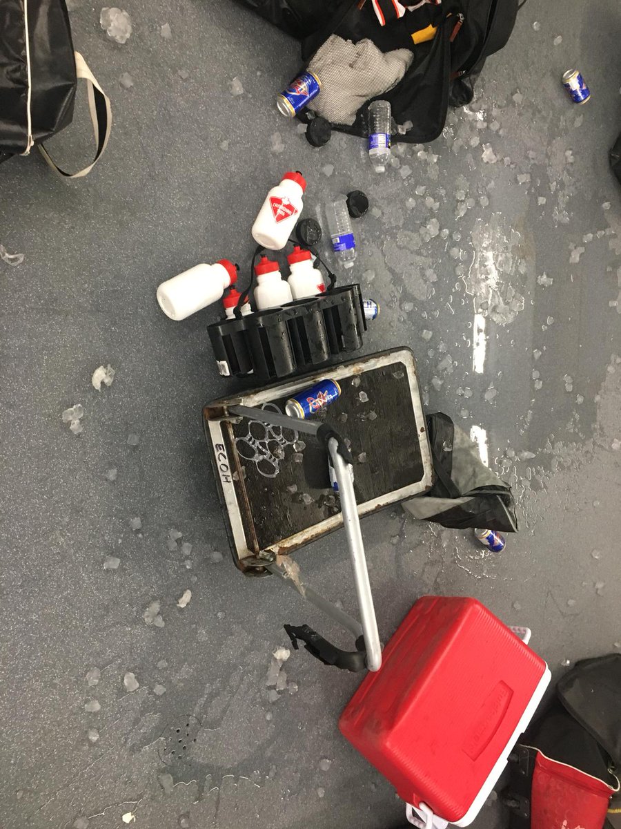 KJBruins's tweet photo. The first @StelCobras_WNHL win was like......"Burning Man with @ov" @WNHL2 @ewokbilly @mattsajn #cobraswin https://t.co/syT9k5U0zs