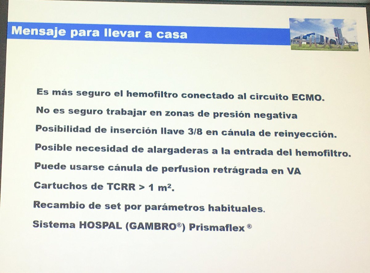 EduardArgudo's tweet photo. C. González del @HUCA_Asturias nos habla de la disfunción renal #AKI, #ECMO y #TCRR. Creatinina no útil para valorar AKI. Importantisimo evitar sobrecarga de fluidos e iniciar TCRR de forma precoz conectadas al circuito de #ECLS postfiltro #ECMOBARNA #FOAMed #FOAMcc https://t.co/PmaSxUnc6I