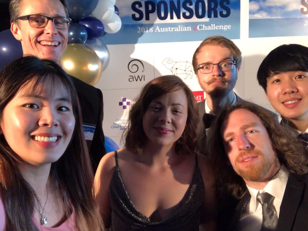 LinhContent's tweet photo. Me and the @EnabledHQ gang at tonight’s awards dinner for 2018 Australian eChallenge, helping SA entrepreneurs and beyond kickstart their journeys. 
#echallenge #SouthAustralia #Entrepreneurship #australianechallenge https://t.co/hgUtGaNFMD