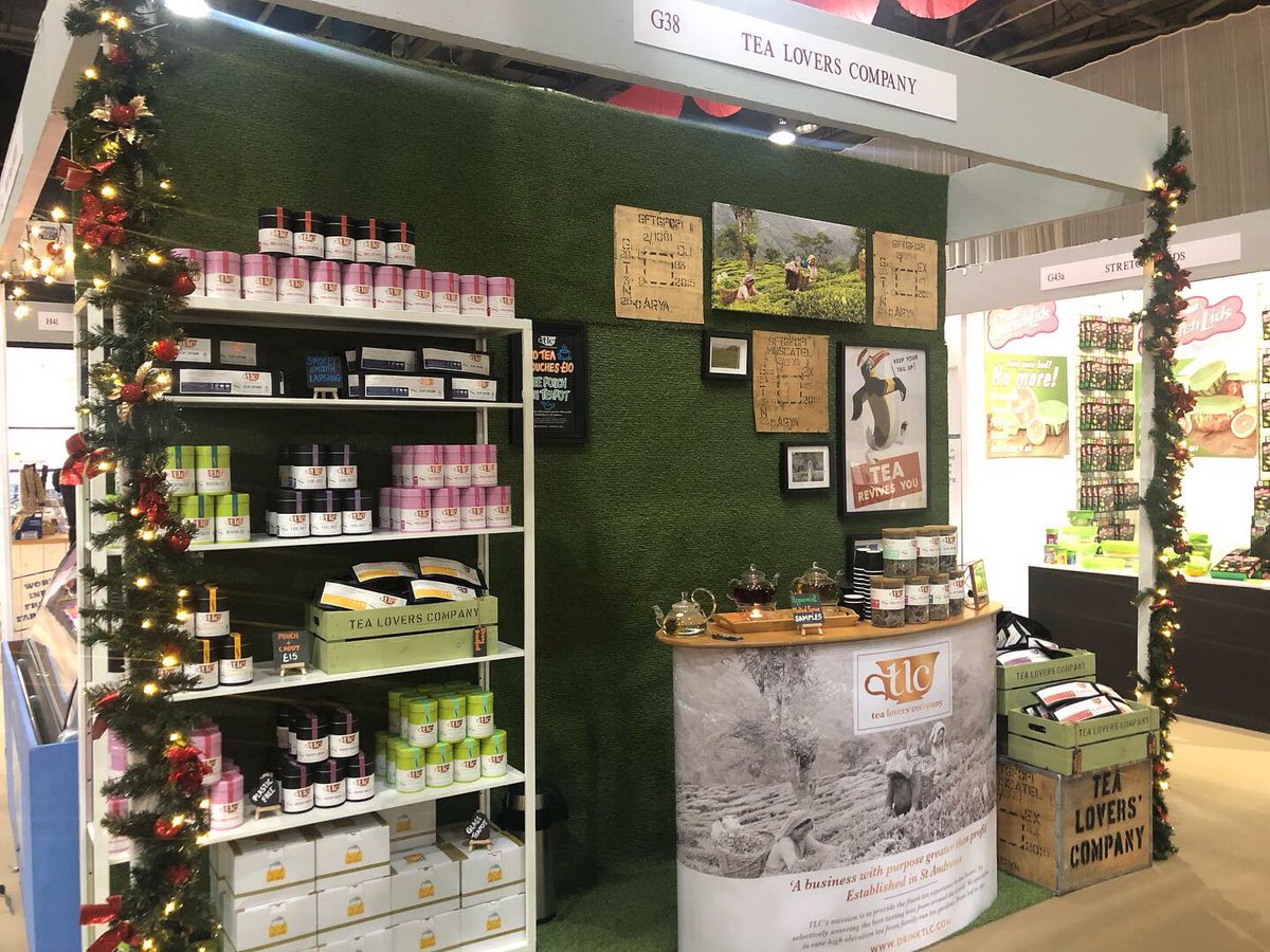 DrinkTLC's tweet photo. Exhibiting at the @countrylivinguk #Christmas show #Glasgow. 🎁 .

Come and say hello and have a cuppa tea with us at stand G38 ☕️ .

#Countryliving #Glasgow #Tea #tealovers #christmastea #christmaspresents #giftideas #tlc https://t.co/rmCMfevKEV