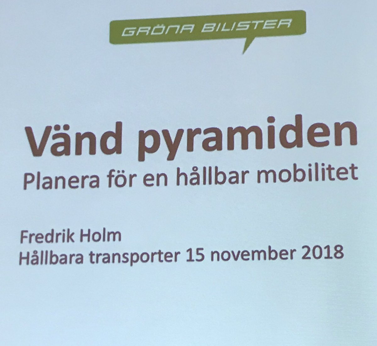Fyrstegsprincipen -Varför tillämpas den så lite när alla tycks gilla den? #ivlhåt #hållbartresandeväst #grönabilister