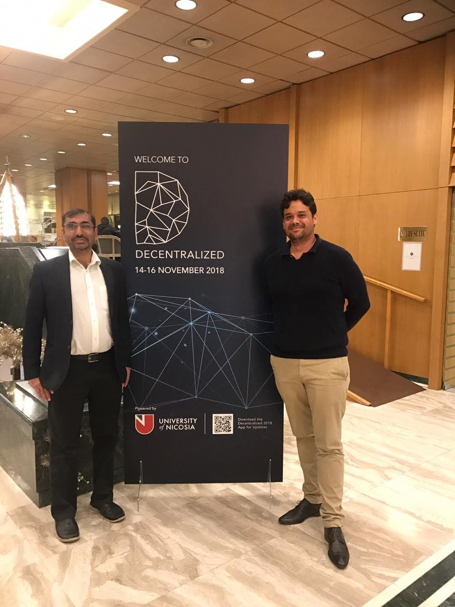 Sportcoio's tweet image. The founder of #SPORTCO Anuj Sharma and CTO/Head of Market Analytics Michael Serres are here at the #Decentralized2018  event in Athens! 🇬🇷

Don't miss out! Don't be shy and come for a friendly chat! 🤝

For more information message us via social media or email: info@sportco.io