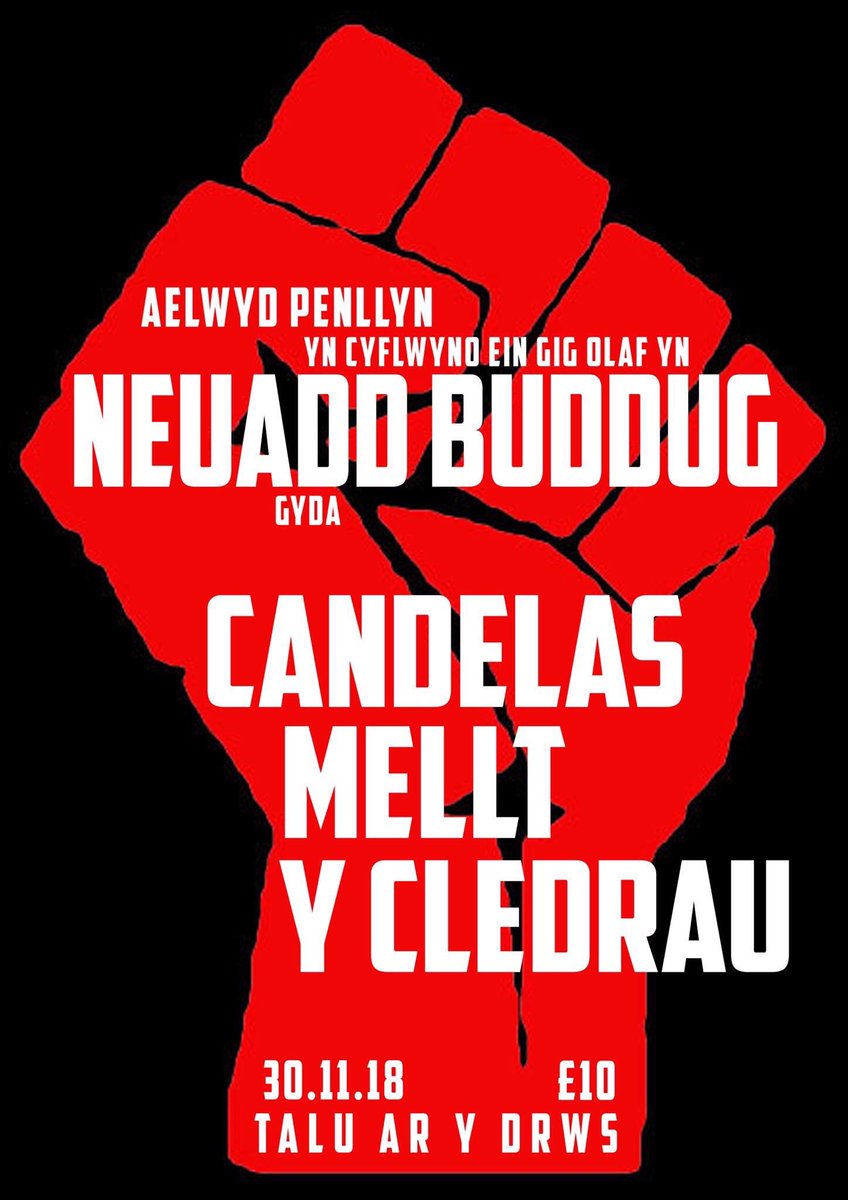 PYST (@pystpyst) on Twitter photo Ergyd anferth yw colli <a href="/Cadw_NB/">Cadw Neuadd Buddug</a> Y Bala. Ond dathlwch ei hanes gyda @Candelasband, <a href="/MelltCerdd/">MELLT</a> a’r <a href="/YCledrau/">Y Cledrau</a> ar Dachwedd 30ain. Trefnwyd gan <a href="/AelwydPenllyn/">Aelwyd Penllyn</a>. Ergyd anferth yw colli <a href="/Cadw_NB/">Cadw Neuadd Buddug</a> Y Bala. Ond dathlwch ei hanes gyda @Candelasband, <a href="/MelltCerdd/">MELLT</a> a’r <a href="/YCledrau/">Y Cledrau</a> ar Dachwedd 30ain. Trefnwyd gan <a href="/AelwydPenllyn/">Aelwyd Penllyn</a>.