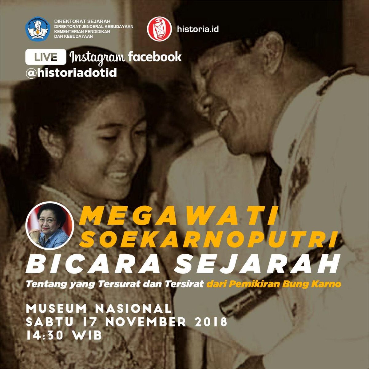 Historia On Twitter Jangan Lupa Live IG Dan Facebook