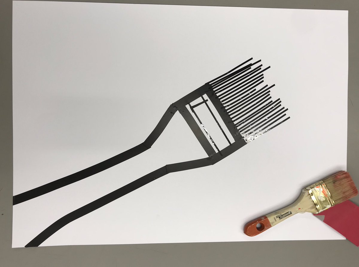 FotoFonty's tweet photo. Fantastic surrealist tape drawings from yesterday’s @ArtsAward after-school club with @TownerLearning Inspired by Michael Craig-Martin’s piece in The Everyday &amp; Extraordinary @A_C_Collection exhibition @TownerGallery “Ceci n’est pas une...” https://t.co/uFtAcnn2Km