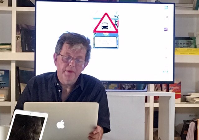 Incredible talk by Colin Hambrook <a href="/disabilityarts/">DisabilityArtsOnline</a> at the forum on Monday night on the personal and societal experiences, understandings, and definitions of disability and disability art