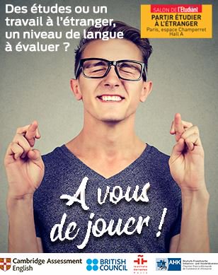 Vocable_Deutsch's tweet photo. Salon Partir Etudier à l'Etranger 2018 : jouez avec Vocable et gagnez le passage du Test WiDaf® jusqu'au 8 déc. minuit pour valider votre niveau d'allemand professionnel ! https://t.co/MBmNcTME25 @ahk_frankreich @letudiant #widaf #test #allemand https://t.co/fwtRR0kJED