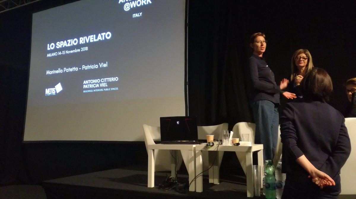 APIL_light's tweet image. Tra poco "Lo spazio rivelato"... Dalla #luce intervento di Marinella Patetta e Patricia Viel ad architect@work Milano