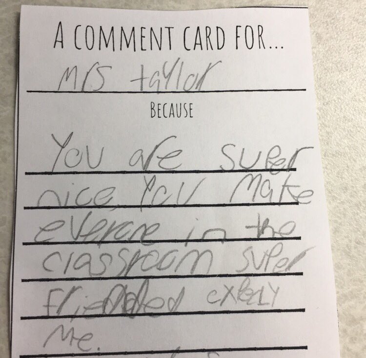 libbylou317's tweet photo. It’s important to always work on building relationships. Every. Single. Day. #whyITeach https://t.co/ZzyeNkjSqK