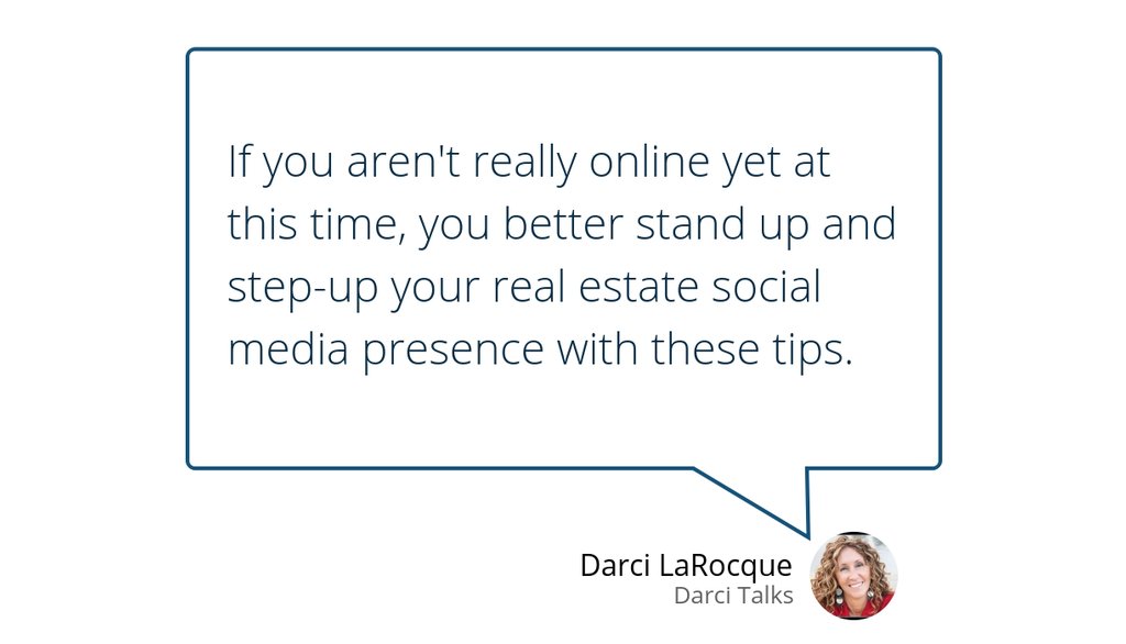 DarciLaRocque's tweet photo. How can you step-up your Real Estate Social Media presence? https://t.co/k7wuzYb7Ay #DarciRealtorTips https://t.co/L2vuMFwiBt