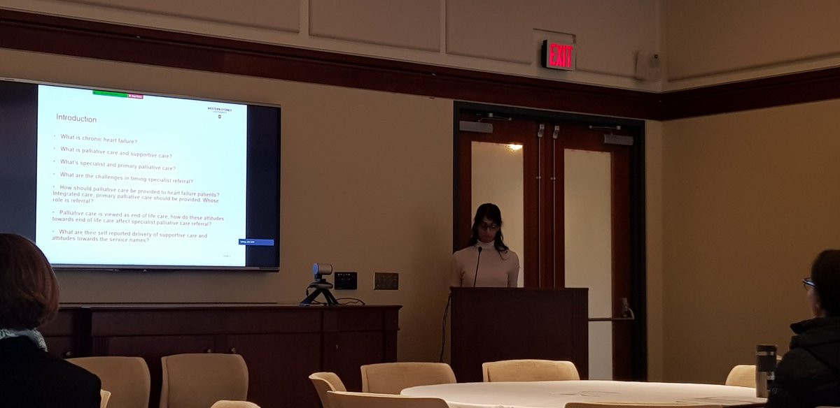 profphilnewton's tweet photo. @westernsydusonm PhD student @GursharanKSingh presentation at @JHUNursing highlights the need for more collegial support for clinicians providing palliative care on heart failure @calebferg @nursingdean @westernsydusonm @DHatcher888 @BaptisteDiana https://t.co/fuhVbANsWC