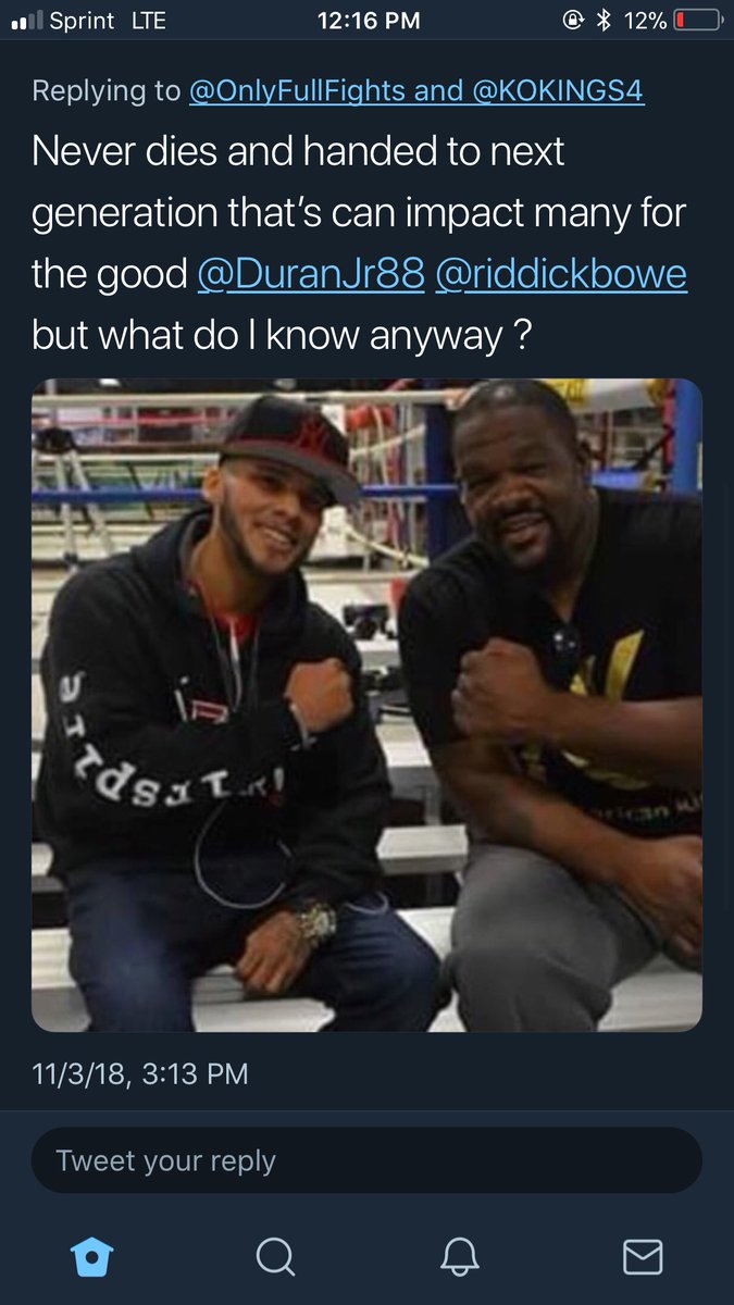 ZENAPRCHAMP's tweet photo. Not a bad corner @DuranJr88 #Boxing #IAMBOXING ❤️🥊🥊 dec 14 #Toprank have a nice day ya all https://t.co/wYDx8VFMYb