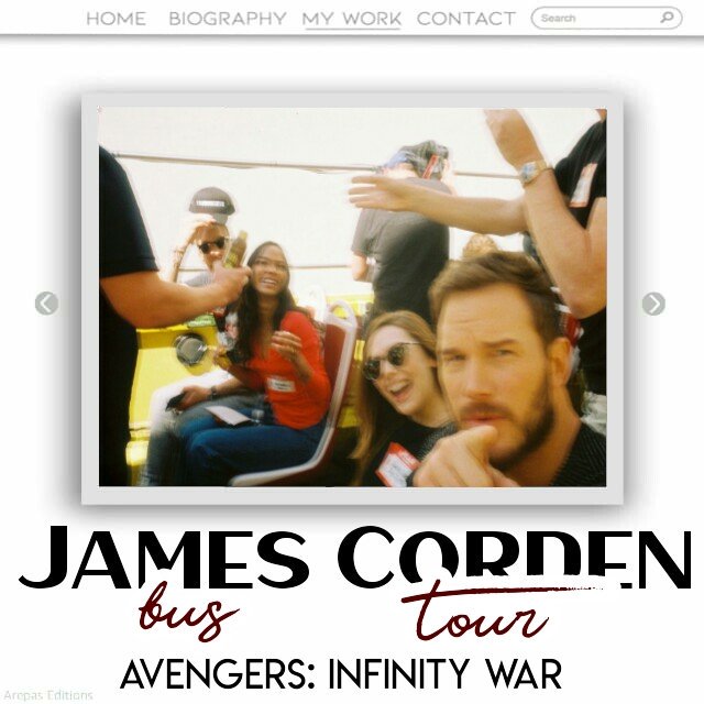ASmokingHabit's tweet photo. #JCInfinityWar;

Ayer estuvimos con James Corden y la pasamos genial. Conocí un poco más a mis compañeros y cada uno de ellos es especial. Que tarde tan increíble. https://t.co/WVeZffYK1g