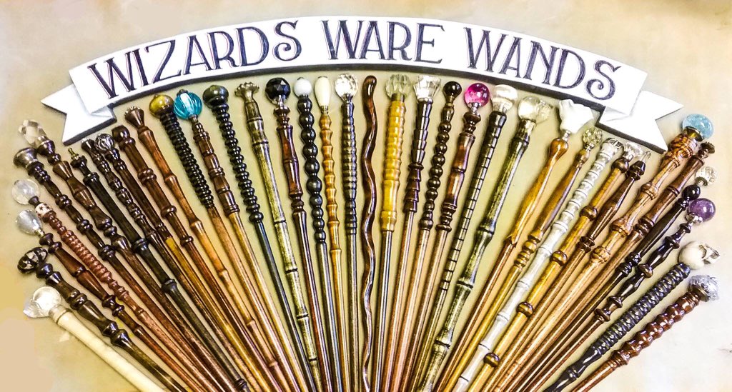 WandsWare's tweet photo. #WandsReady⁠ ⁠⁠ ⁠⁠ ⁠⁠ ⁠⁠ ⁠Handmade magic wands for wizards, witches and #HarryPotter fans everywhere. 40% off sale ending tomorrow and with Christmas around the corner, this is an ideal time to take a look! 
WizardsWareWands https://t.co/Qef9b3bmJa via @Etsy https://t.co/66T8CIZkJJ