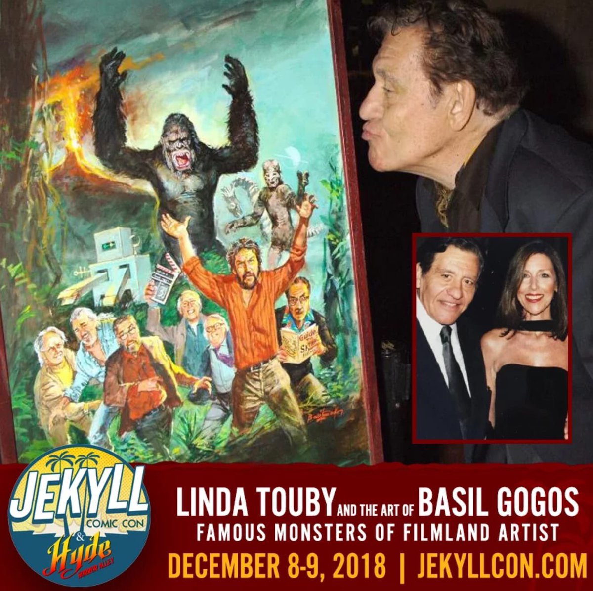 basil_gogos's tweet photo. I will be at Jekyll Con December 8-9 and I can’t wait to be with Basil’s fans and friends. Join us for the fun! https://t.co/aNwO93n9ll