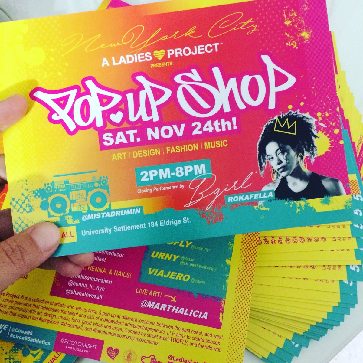 TOOFLY's tweet photo. NEXT SATURDAY! 🤪 #ladiesloveproject https://t.co/Yp9xI0bcM0