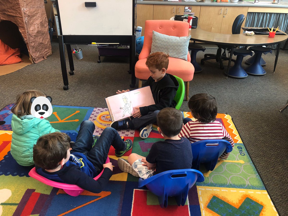 Leinenbach4th's tweet photo. 4th graders stuck inside and missing trip to Coloma b/c of air quality, so we’re making up for it by building our community in many ways today.First up reading to kindergartners &amp; working together through an escape room challenge. Teamwork makes the dream work! @GardnerGrizzly https://t.co/RD8W6gFEuM