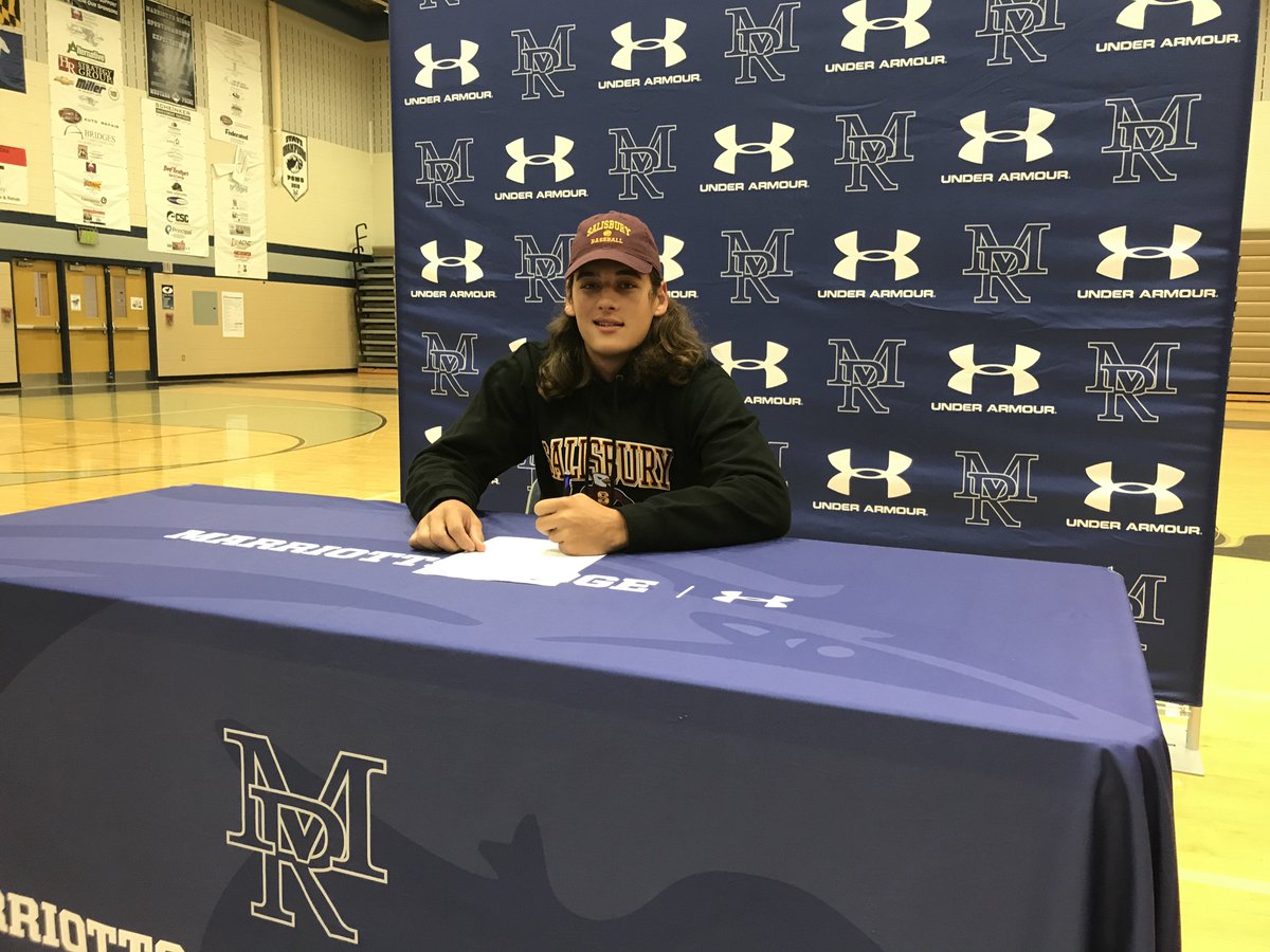 kylefstackpole's tweet photo. Big shoutout to reigning #HoCoBaseball Player of the Year Josh Olsufka (@Jolsufka9) for officially committing to play for @SalisburyBB. For more on his commitment and all of the signings from around Howard County, CLICK HERE: https://t.co/WQGYlKW0gG https://t.co/mZUdHSOq0S