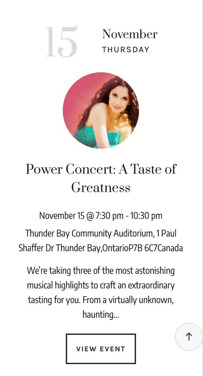 SongbirdKhalil's tweet photo. Mahler’s Rückert Lieder tonight with @TBaySO !! https://t.co/rANicfJMbt #PowerConcert 🙌🙌🙌 https://t.co/3qSSVP5Vez