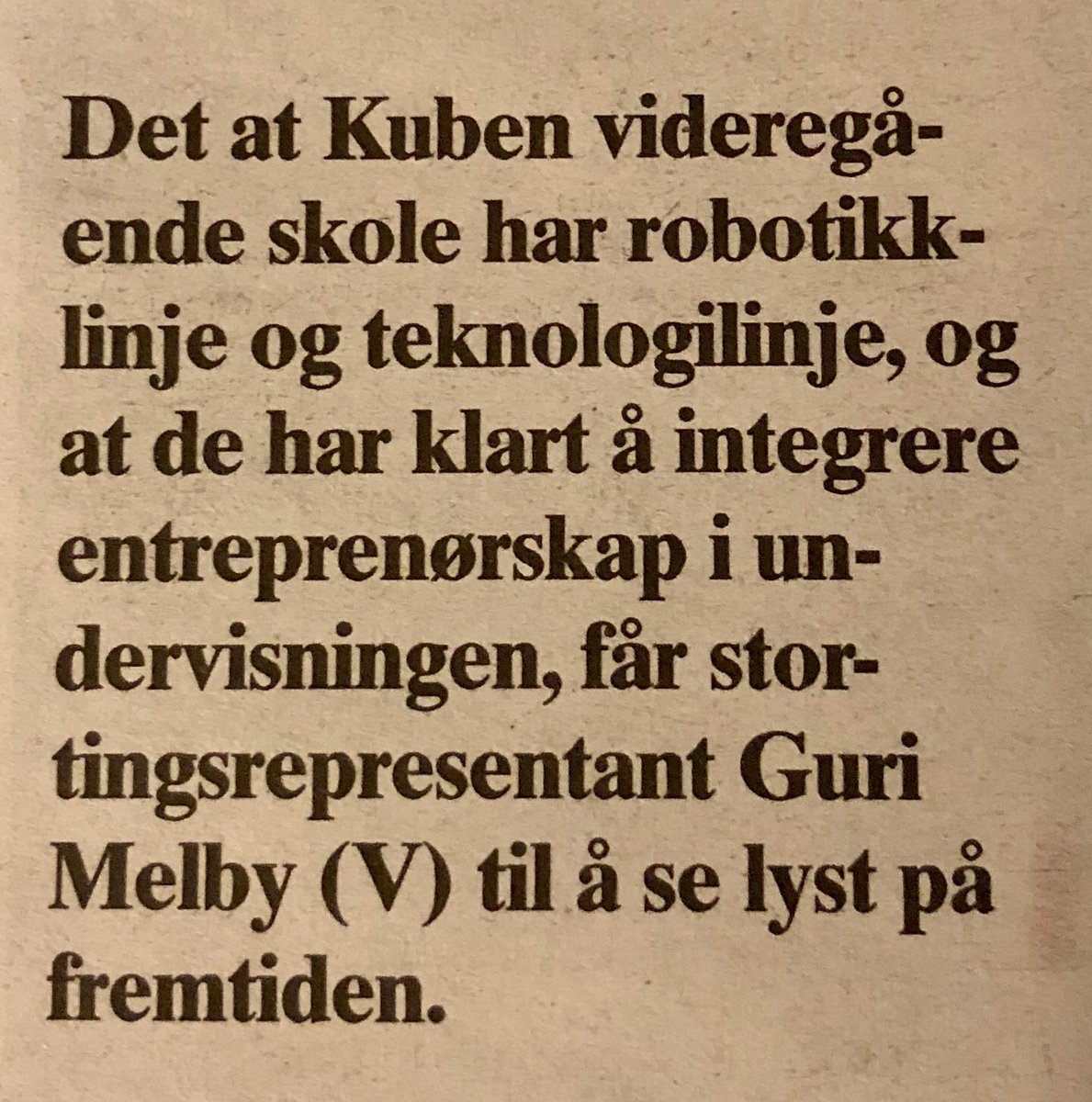 KjOHauge's tweet image. @AAGroruddalen
#teknologi #robotikk #entreprenørskap #yrkesfag
#kubenerkvalitet