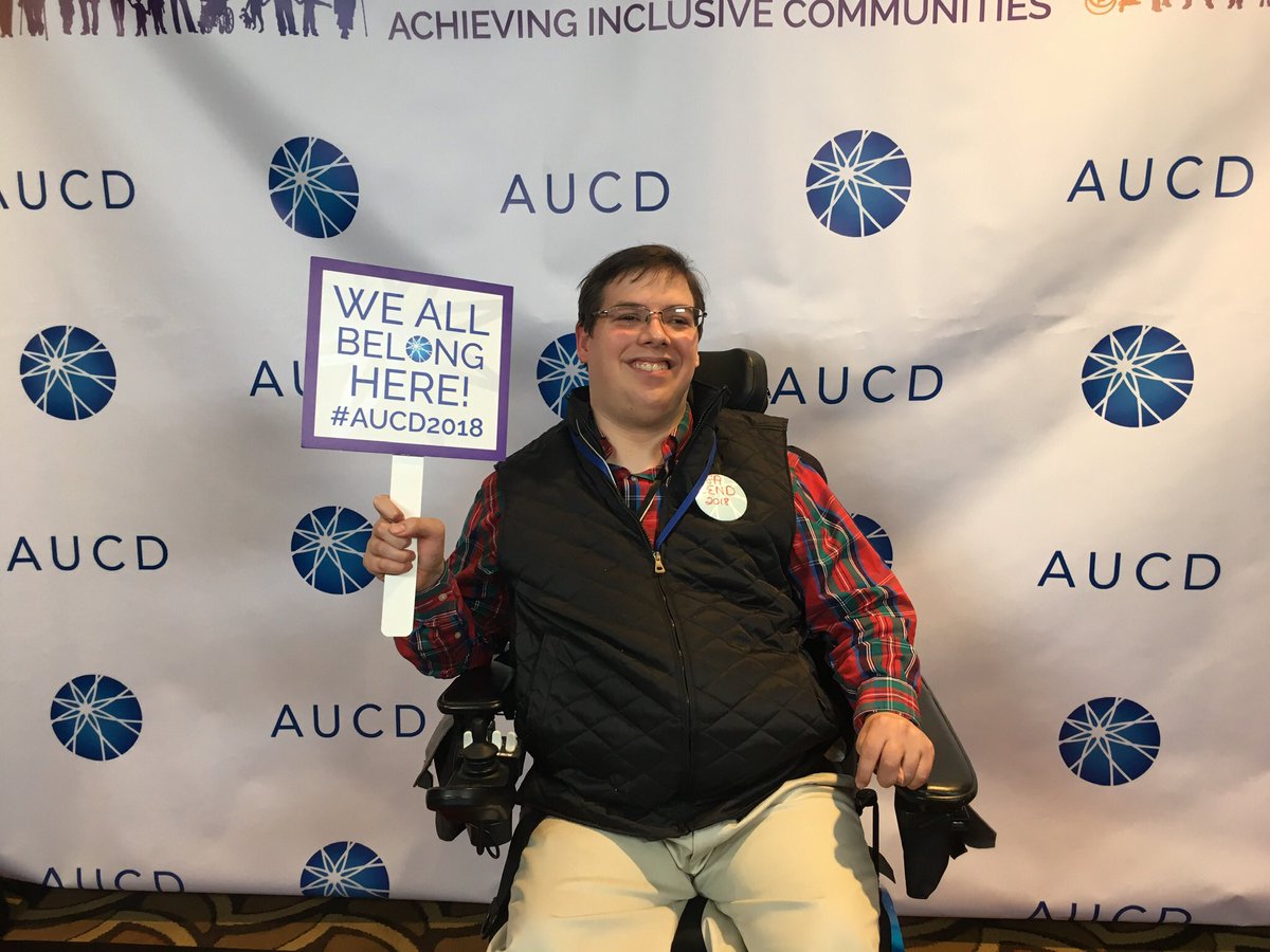 I had so much fun #AUCD2018 Conference in Washington DC! 🇺🇸
#WeAllBelongHere 
#DisabilityRights