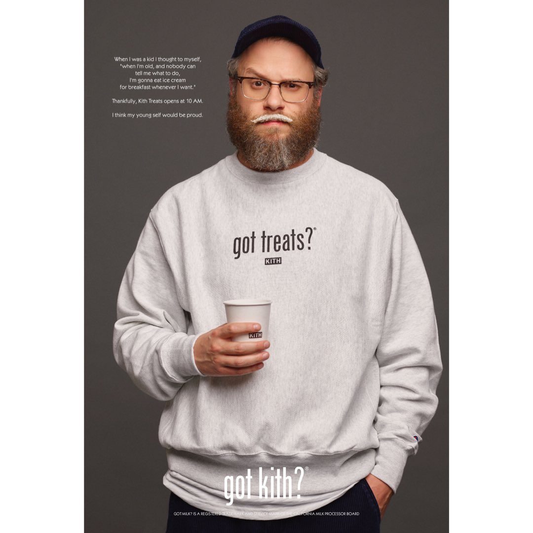 高い素材】 KITH × got milk? プリント パーカー aaramrodrigues.com.br